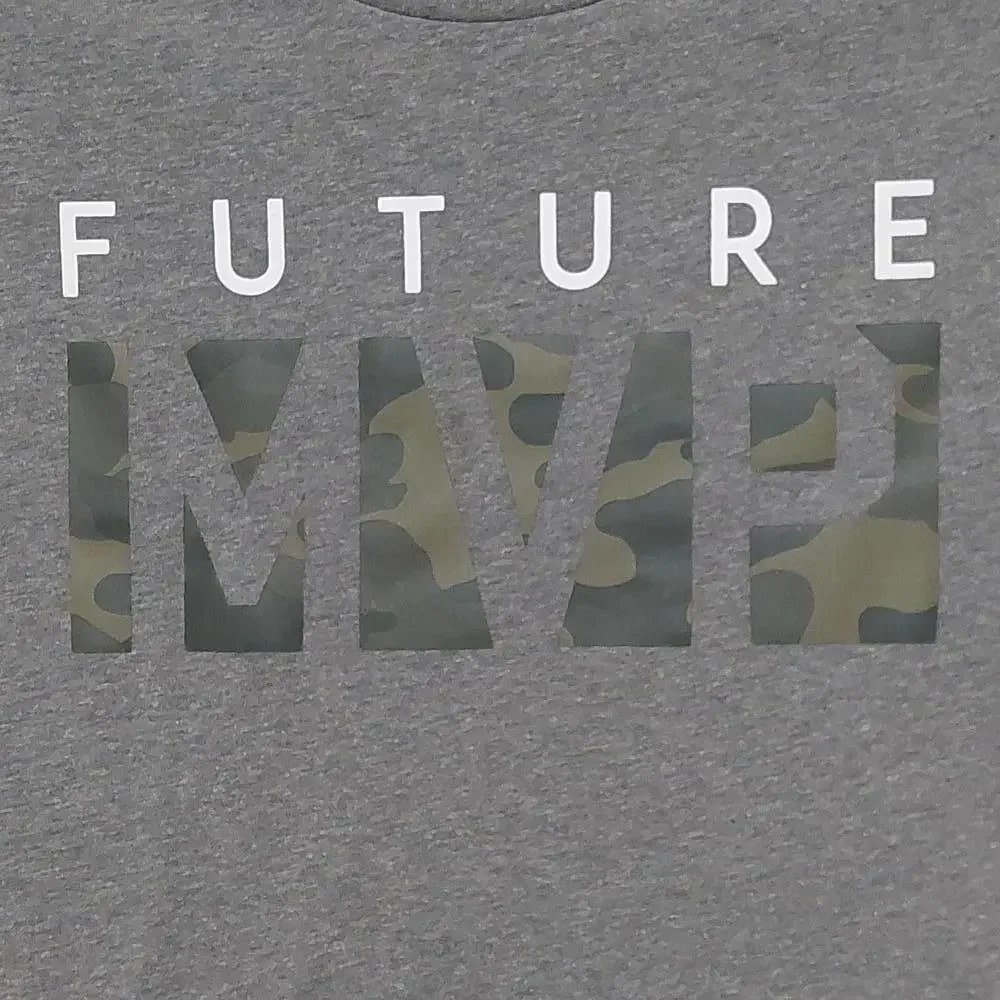 Old Navy Boys Future MVP Camo Graphic T-Shirt Dark Gray‎ XL 14-16 451418-01